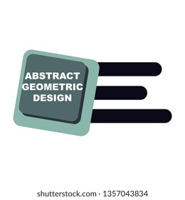 Creative abstract geometric background