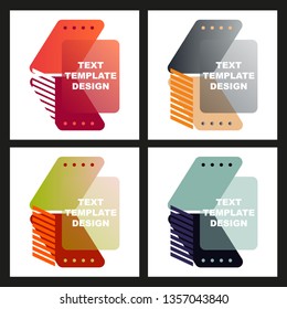 Creative abstract geometric background