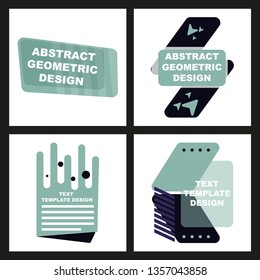 Creative abstract geometric background