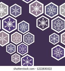 Creative abstract geometric background with glossy circles. purple vector background.