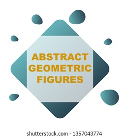 Creative abstract geometric background with glossy circles.