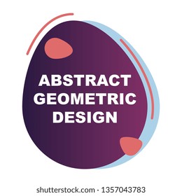 Creative abstract geometric background with glossy circles.