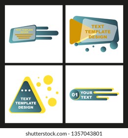 Creative abstract geometric background with glossy circles.