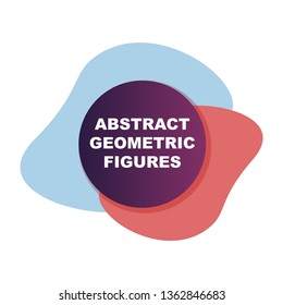 Creative abstract geometric background with glossy circles.