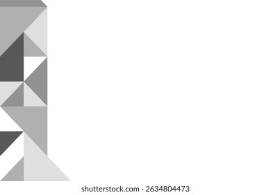 Creative Abstract Geometric Background Grey Template