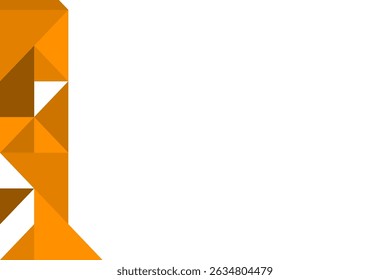 Fondo geométrico Abstractas creativo Plantilla naranja