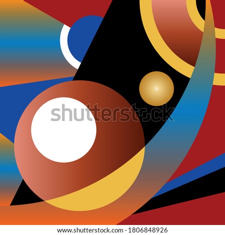 Creative abstract geometric background.EPS10 Illustration.