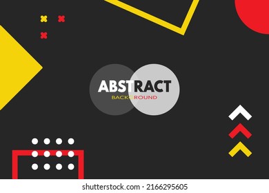 Creative abstract geometric memphis shape vector design, suitable for wallpaper, background, banner, etc