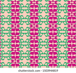 Creative abstract geometric shape textile  pattern design and for decorative background and wallpaper 