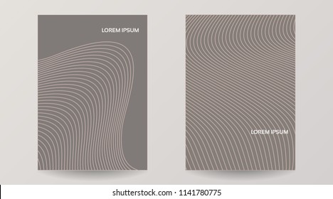 Creative abstract geometric texture for cover template vector set. Layout set for covers of books, albums, notebooks, reports, magazines.