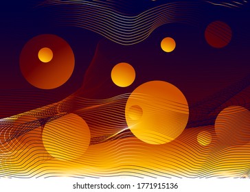 Creative abstract geometric wallpaper. Trendy vector gradient shapes design. graphic background illustration.