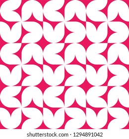 Creative abstract geometrical shape seamless pattern
