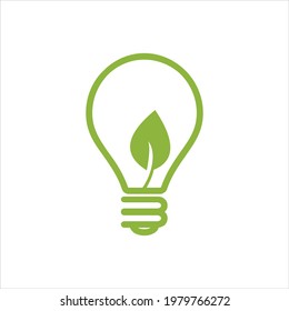 Resumen creativo Logotipo de hoja verde Diseño Símbolo de vectores Ilustración