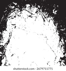 Kreativer abstrakter farbiger Hintergrund in Schwarz-Weiß mit rauer, gestresster Textur, ideal für Poster, Overlays, digitale Kunst, Branding und moderne Grafikdesign-Projekte