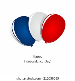 Creative Abstract Happy Independence Day vector Illustration