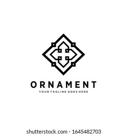 Plantillas de diseño gráfico creativo para logotipos, etiquetas y distintivos. Fondos De Patrones De Línea Abstractos.