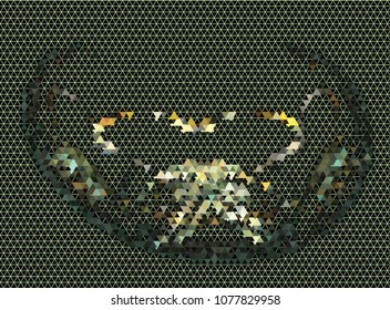 Creative abstract  illustration. Spotted  halftone effect. Creative vector colorful background. Pattern for backgrounds, wallpaper, screen savers, covers, print, business cards, posters.