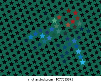 Creative abstract  illustration. Spotted  halftone effect. Creative vector colorful background. Pattern for backgrounds, wallpaper, screen savers, covers, print, business cards, posters.