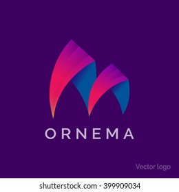 Creative abstract inspiration vector logo design template. Vector illustration