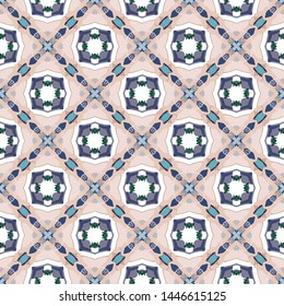 Creative abstract Islamic traditional pattern style background. Stylish fabric print with ethnic ornate design