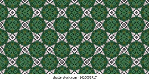 Creative abstract Islamic traditional seamless pattern style background. Stylish fabric print with ethnic ornate design