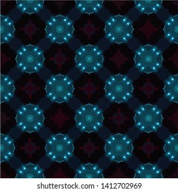 Creative abstract Islamic traditional seamless pattern style background. Stylish fabric print with ethnic ornate design
