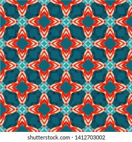 Creative abstract Islamic traditional seamless pattern style background. Stylish fabric print with ethnic ornate design