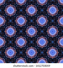 Creative abstract Islamic traditional seamless pattern style background. Stylish fabric print with ethnic ornate design