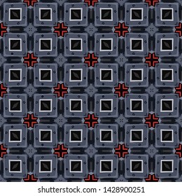 Creative abstract Islamic traditional seamless pattern style background. Stylish fabric print with ethnic ornate design