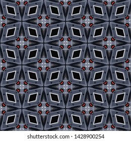Creative abstract Islamic traditional seamless pattern style background. Stylish fabric print with ethnic ornate design