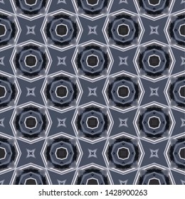 Creative abstract Islamic traditional seamless pattern style background. Stylish fabric print with ethnic ornate design