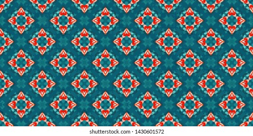 Creative abstract Islamic traditional seamless pattern style background. Stylish fabric print with ethnic ornate design