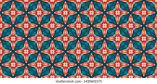 Creative abstract Islamic traditional seamless pattern style background. Stylish fabric print with ethnic ornate design
