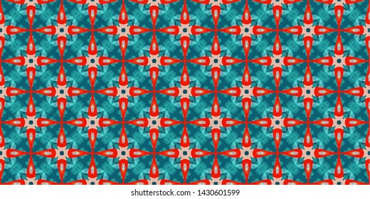 Creative abstract Islamic traditional seamless pattern style background. Stylish fabric print with ethnic ornate design