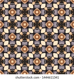 Creative abstract Islamic traditional seamless pattern style background. Stylish fabric print with ethnic ornate design