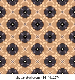 Creative abstract Islamic traditional seamless pattern style background. Stylish fabric print with ethnic ornate design