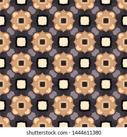 Creative abstract Islamic traditional seamless pattern style background. Stylish fabric print with ethnic ornate design