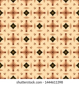 Creative abstract Islamic traditional seamless pattern style background. Stylish fabric print with ethnic ornate design