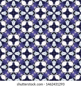 Creative abstract Islamic traditional seamless pattern style background. Stylish fabric print with ethnic ornate design
