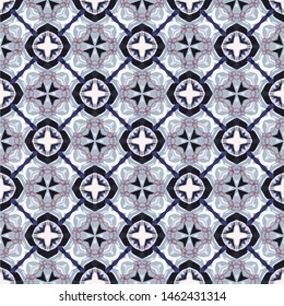 Creative abstract Islamic traditional seamless pattern style background. Stylish fabric print with ethnic ornate design