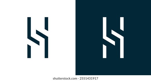 Creative abstract letter L S and S L logo design. Linked letter S L and S L logo design.