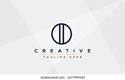 Creative abstract letter O logo design template. OO icon initial based monogram and symbol in vector.