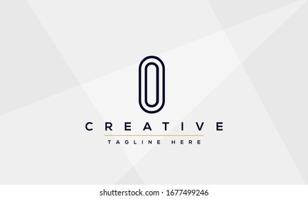 Creative abstract letter O logo design template. OO icon initial based monogram and symbol in vector.
