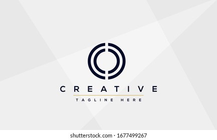 Creative abstract letter O logo design template. OO icon initial based monogram and symbol in vector.