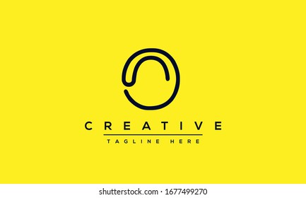Kreative abstrakte Buchstaben-O-Design-Vorlage. OO-Icon initiale basierte Monogramm und Symbol in der Vektorillustration.