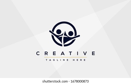 Creative abstract letter O logo design template. OO icon initial based monogram and symbol in vector.