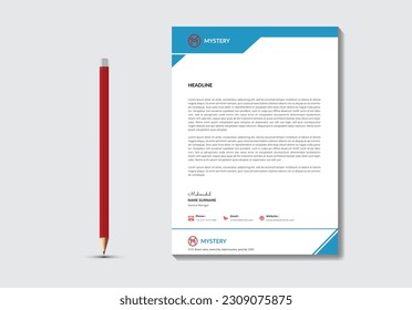 Kreative abstrakte Buchstaben degsin. Professionelles Business Letterlend, Newsletter Magazin Poster Broschüren Design.