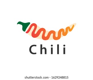 creative Abstract line chili logo design inspiration