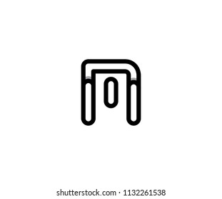 Creative Abstract Line Monogram M Letter Logo