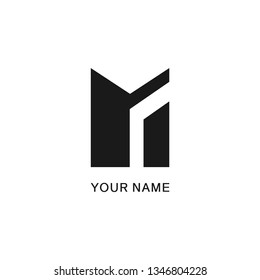 Creative and abstract logo design for branding identity. vector image.